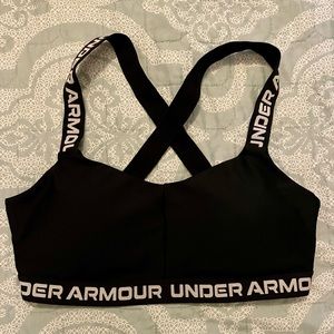 Black Under Armor Sports Bra